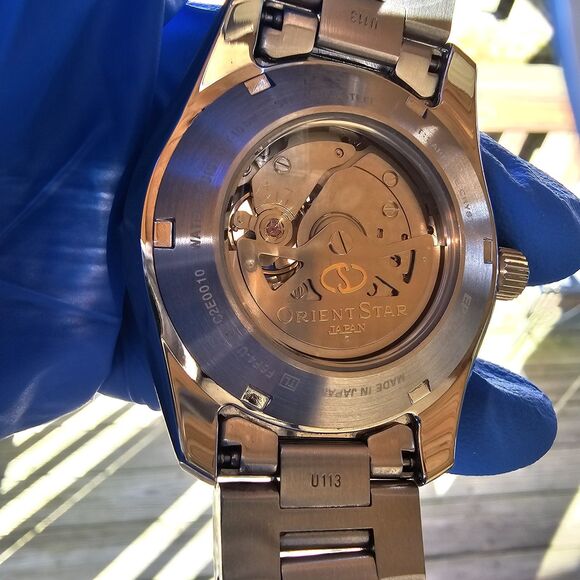 Orient Star Skeleton Automatic F6F4-UAF0 Japan Open Heart Stainless Steel Watch - Picture 9 of 16